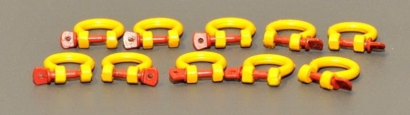 YCC632-2 - 10 shackles - 100 tons yellow - miniature - 1