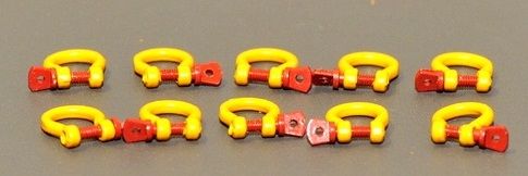 YCC634-2 - 10 shackles - 25 tons yellow - miniature - 1
