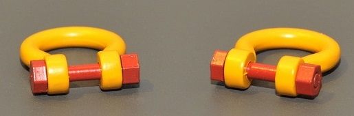 YCC638-2 - 2 shackles - 500 tons yellow - miniature - 1
