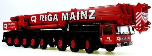 YCC792-1 - Mobil crane LIEBHERR 8 essieux red RIGA MAINZ - 1