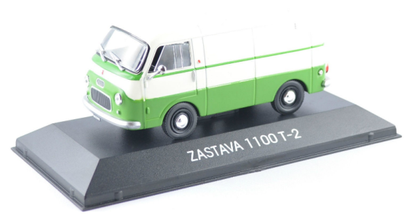 MAGLCZAS1100 - ZASTAVA 1100 T-2 1962 green and white soviet utility sold in blister - 1