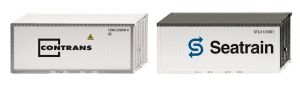 WIK001827 - 2 x 20-foot containers - CONTRANS and SEATRAIN