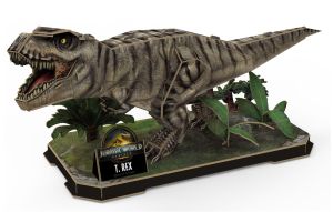REV00246 - 3D Puzzle 45 Pieces -JURASSIC WORLD - T-Rex