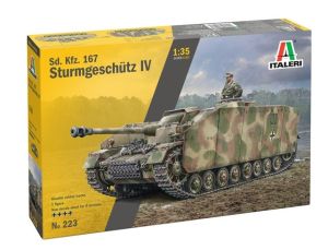 ITA0223 - Sd. Kfz. 167 with STURMGESCHUTZ IV cannon to assemble and paint
