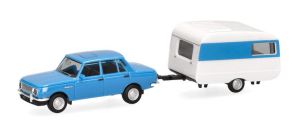 HER028585-002 - WARTBURG 353 1982 Qek-Junior caravan blue
