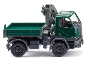 WIK036903 - UNIMOG U 20 4x2 rigid truck with loading crane, Moss Green