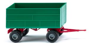 WIK038837 - green 2-axle agricultural trailer