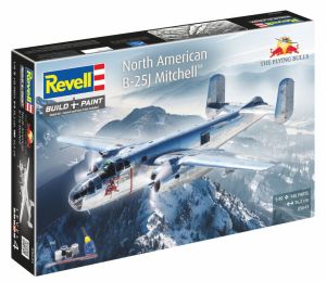 REV05643 - North American B-25J Mitchell Aircraft - Gift Box - Assembly and Painting Kit
