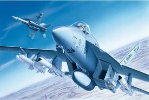 ITA0083 - Build and paint F/A-18E Super Hornet fighter jet