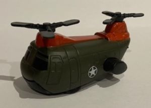 NEW01277E - Friction Khaki and Orange Helicopter