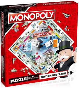WIN01701 - Puzzle 1000 pieces MONOPOLY Brittany