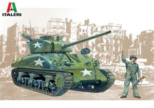 ITA0225 - M4 A1 Sherman Tank to assemble and paint