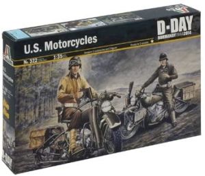 ITA0322 - US Motorcycles WWII – D-Day to assemble and paint