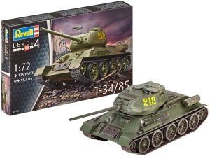 REV03302 - Tank T-34/85 to assemble and paint