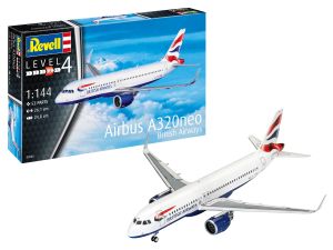REV63840 - Model Set AIRBUS A320 Neo British Airways to assemble with painting