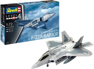 REV03858 - Lockheed Martin F-22A Raptor plane to assemble and paint