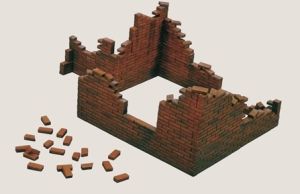 ITA0405 - Brick walls to assemble and paint