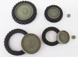 ART04211 - 4 Narrow wheels - Front 43.5mm - Rear 59mm