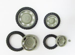 ART04214 - 4 narrow wheels - Front 39mm - Rear 53mm