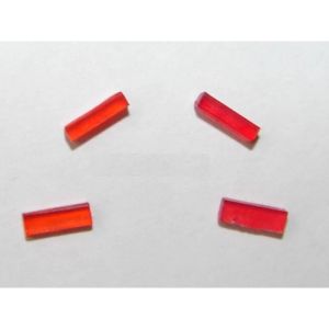 ART04303 - 2 Pairs of red and orange lights 6x2mm