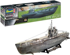 REV05163 - German submarine type VII C / 41 to assemble and paint