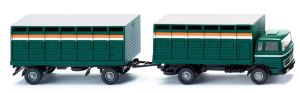 WIK056503 - MERCEDES 4x2 carrier with trailer 2 Axles Livestock transport