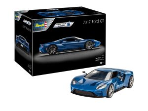 REV07824 - Easy-Click FORD GT 2017 Blue to build