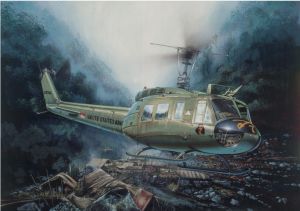 ITA0849 - UH-1D Slick Iroquois helicopter to assemble and paint