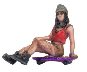 NOC10602 - Teenager on a 3D skateboard