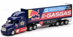 NEW11053 - PETERBILT 6x4 with trailer 3 Axles GASGAS Redbull