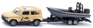 SIK1126 - LAND ROVER Defender - SAFARI with boat in blister pack