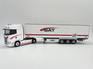 ELI117081 - SCANIA R450 4x2 with 3 Axles fridge trailer - Transport SAT