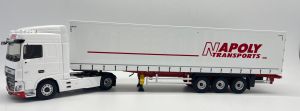 ELI117732 - DAF XF MY17 Space CAB 4x2 with Tautliner 3-axle canvas trailer - NAPOLY Transport