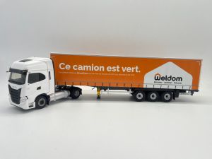 ELI118067 - IVECO S-Way NP 4x2 2021 with tarpaulin trailer 3 Axles - Transport WELDOM