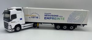 ELI118177 - VOLVO FH 4x2 with 3 Axles container carrier and container - PTS DUFOUR ASTRE