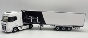 ELI118193 - DAF XG 4x2 with refrigerated trailer 3 Axles Transports Logistique LEMESLE