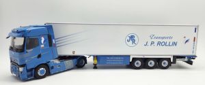 ELI118275 - RENAULT T high 4x2 2023 blue with 3-axle refrigerated trailer - Transports J.J.ROLLIN