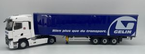 ELI118324 - RENAULT T High 4x2 2021 with 3-axle Tautliner trailer - Transports GELIN