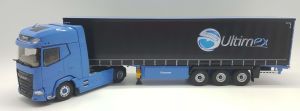 ELI118327 - DAF XG+ 4x2 with 3-axle tarpaulin Tautliner trailer - Transports ULTIMEX