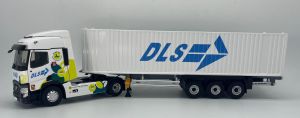 ELI118370 - RENAULT T 480 4x2 with container door and container - Transport DLS