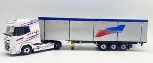 ELI118408 - DAF XG 4x2 with 3-Axle moving floor trailer, COQUELLE