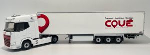 ELI118541 - DAF XG 4x2 with 3-Axle refrigerated trailer, COUE Transport