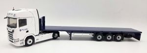 ELI118567 - SCANIA 500S 4x2 with 3-axle PICARD SOLUTION T2GL flatbed