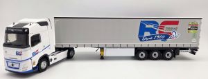ELI118633 - VOLVO FH Aero 4x2 with 3-axle curtain-sided trailer, ROUILLE & COULON