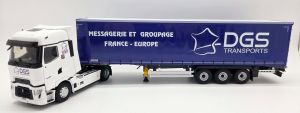 ELI118701 - RENAULT T High 4x2 2023 with 3-axle tarpaulin trailer DGS Transports