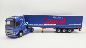 ELI118705 - 2020 Volvo FH 4x2, GRANDCOLAS with 3-axle tautliner trailer, COUVAL Menuiserie
