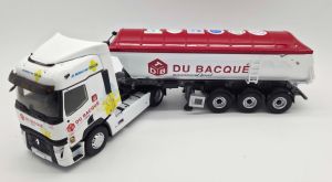 ELI118709 - Renault T 480 4x2 with 3-axle tipper truck, TDB DU BACQUE