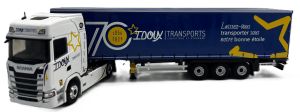 ELI118917 - SCANIA S 500 4x2 with 3-axle Tautliner trailer – Transports IDOUX 70th Anniversary