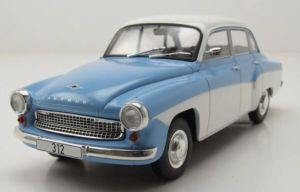 WBXWB124242 - WARTBURG 312 1965 Light blue and white