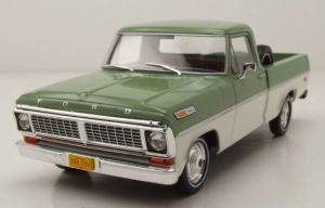 WBXWB124252 - 1970 FORD F-100, Green and White